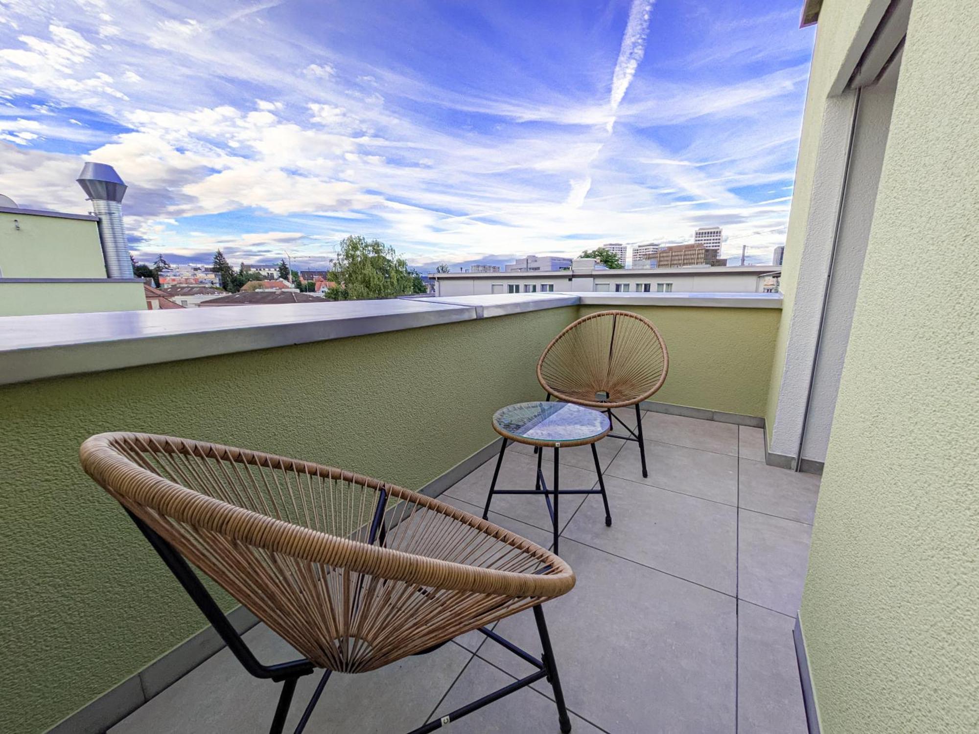Skyline Rooftop Suite With 2 Balconies -401- Zurich Exterior photo